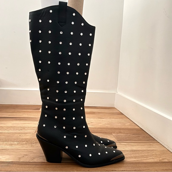 Daniel Diamond Blazing Saddles Boots in black Women’s sz US 8.5 - Picture 2 of 4